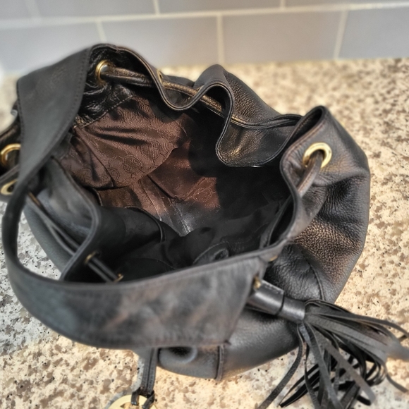 Michael Kors black leather hand bag - Picture 2 of 5